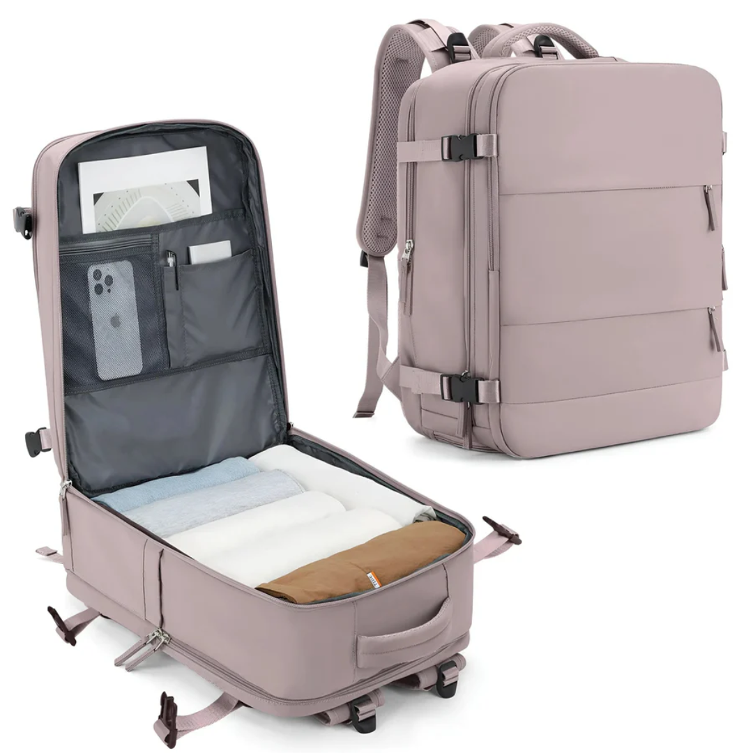 Unisex Spacious Hand Luggage Suitcase for Effortless Travel