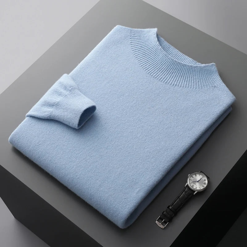 Image of Vincent | Men's Mock Neck Sweater