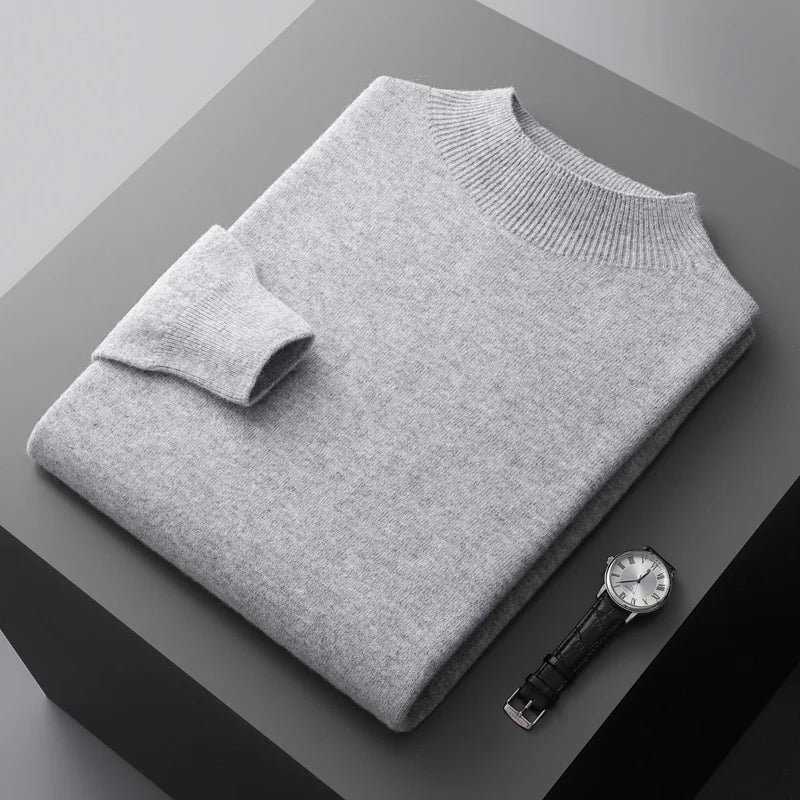 Image of Vincent | Men's Mock Neck Sweater