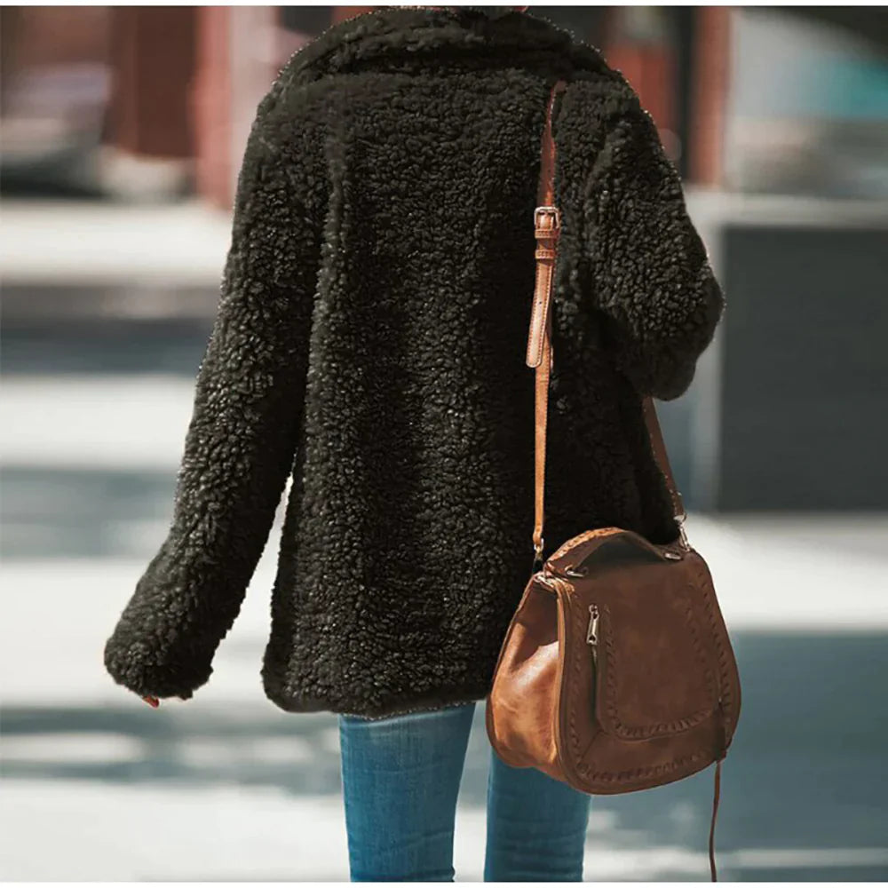 Image of Virginia | Women's Relaxed Fit Teddy Jacket