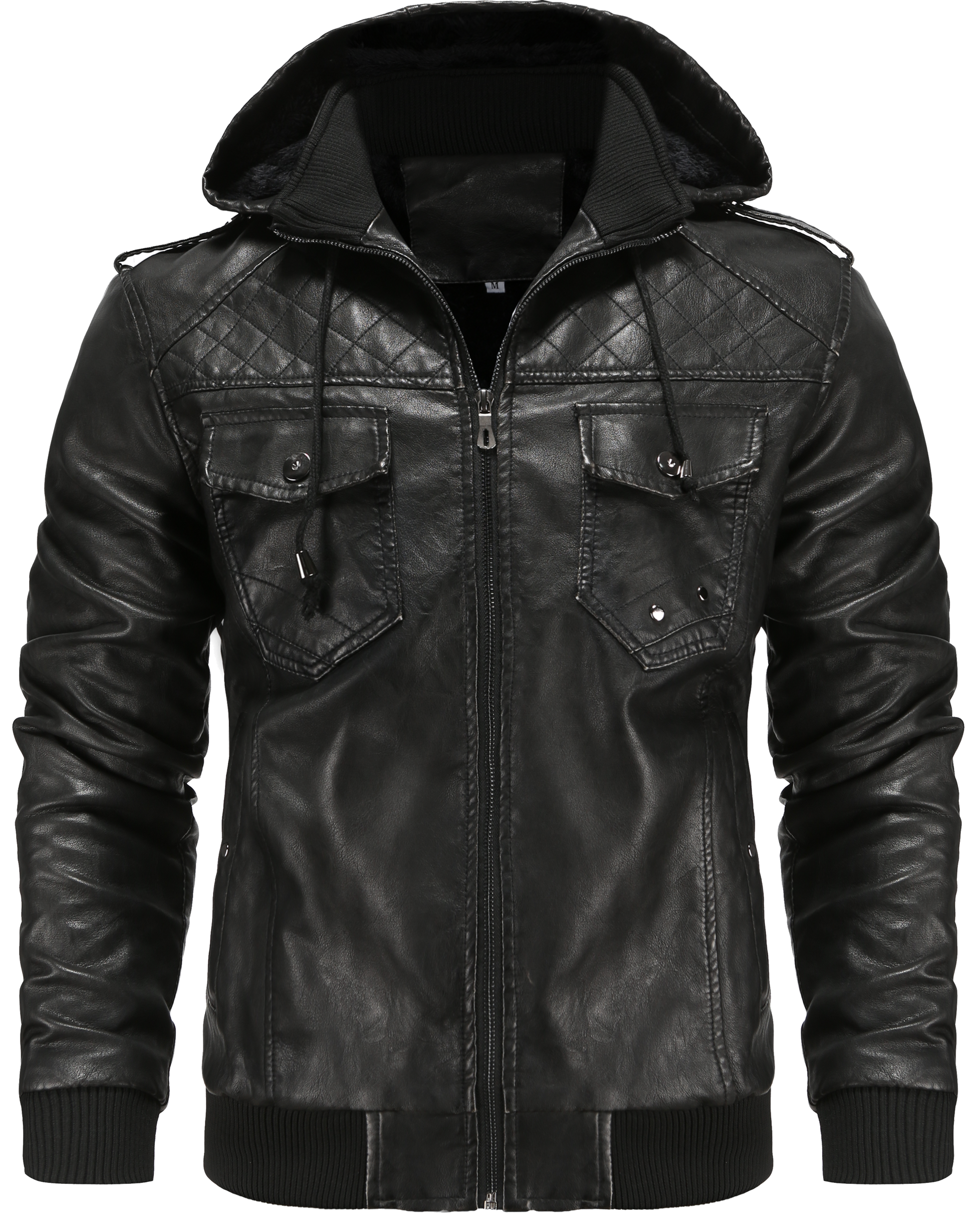 Image of Wade | Men's Hooded Bomber Jacket