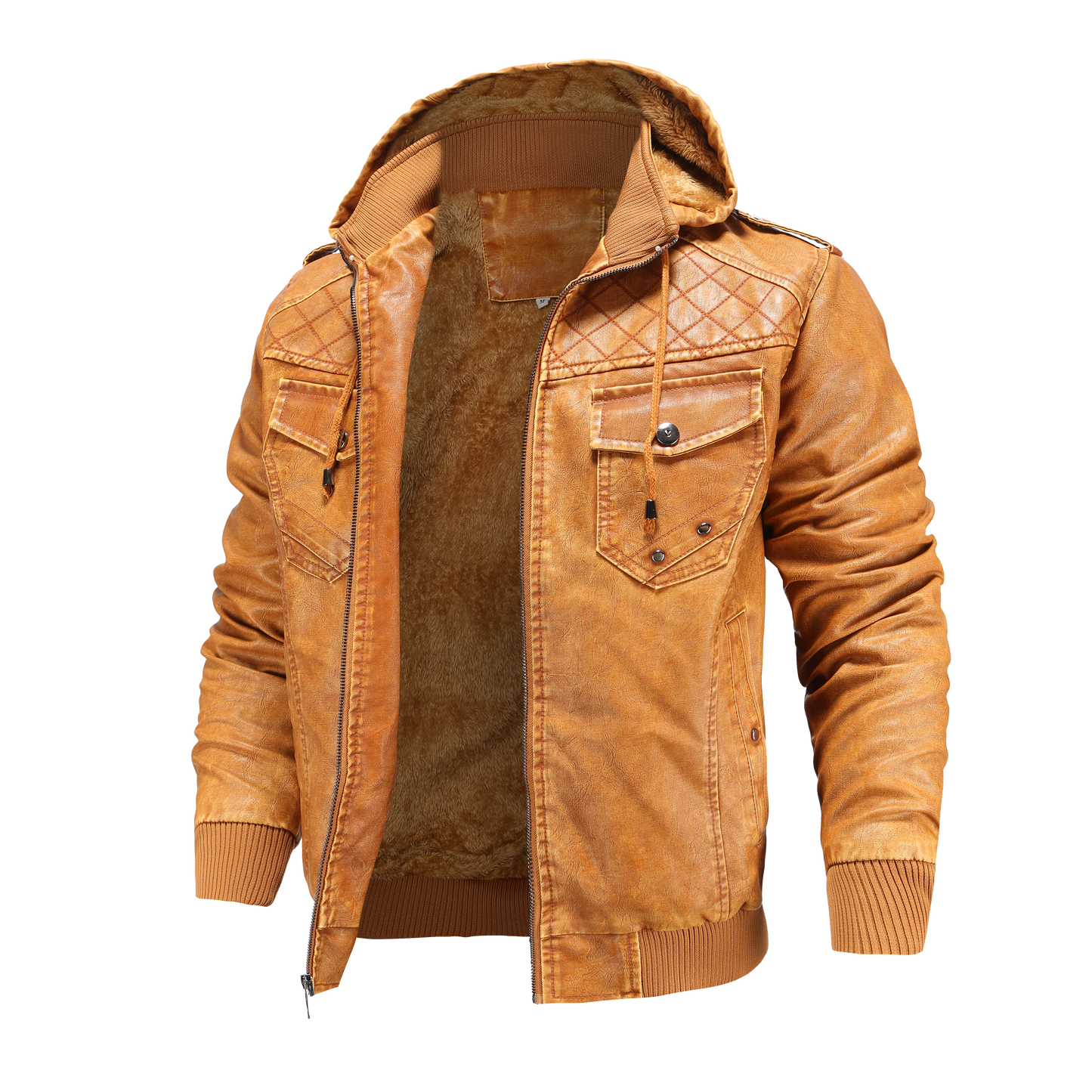 Image of Wade | Men's Hooded Bomber Jacket