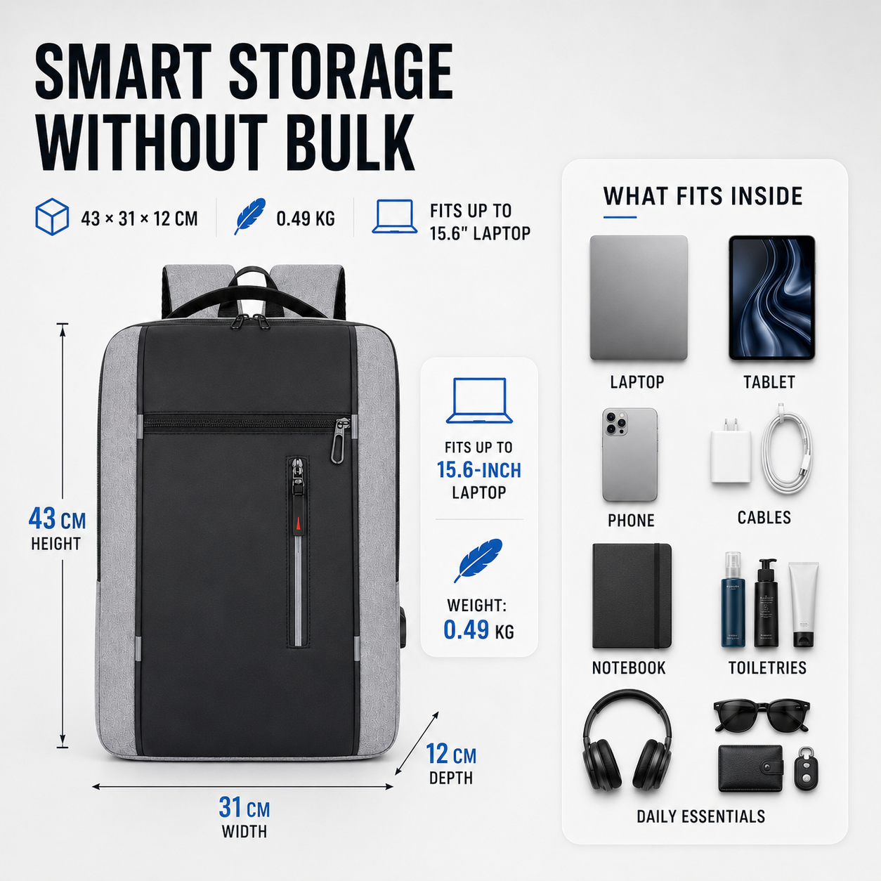Waterproof Business Backpack