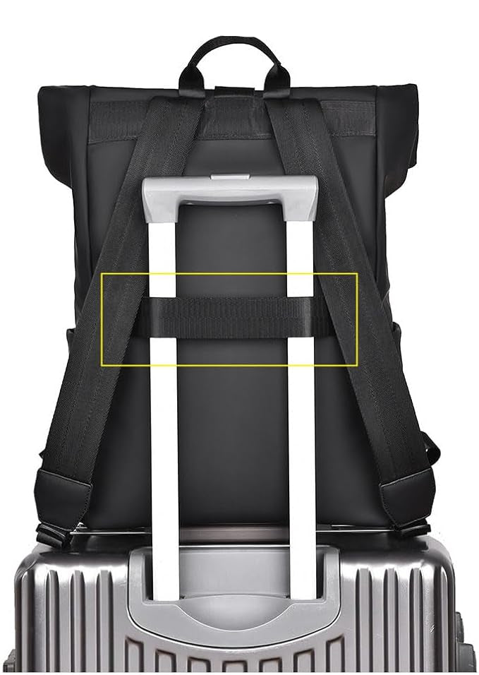 Waterproof Ergonomic Backpack – Lightweight Travel Rucksack with USB Charging & Large Laptop Storage