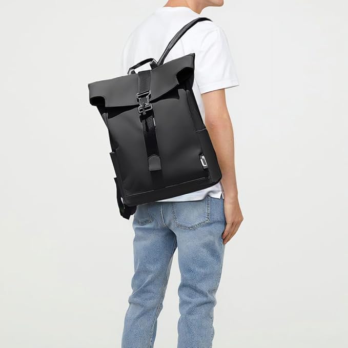 Waterproof Ergonomic Backpack – Lightweight Travel Rucksack with USB Charging & Large Laptop Storage