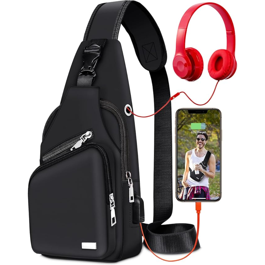 Waterproof Multifunctional Sling Bag for Travel and Outdoors