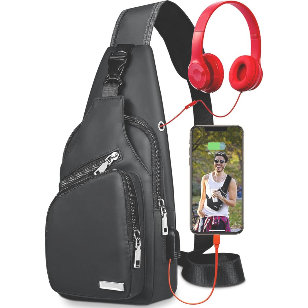 Waterproof Multifunctional Sling Bag for Travel and Outdoors