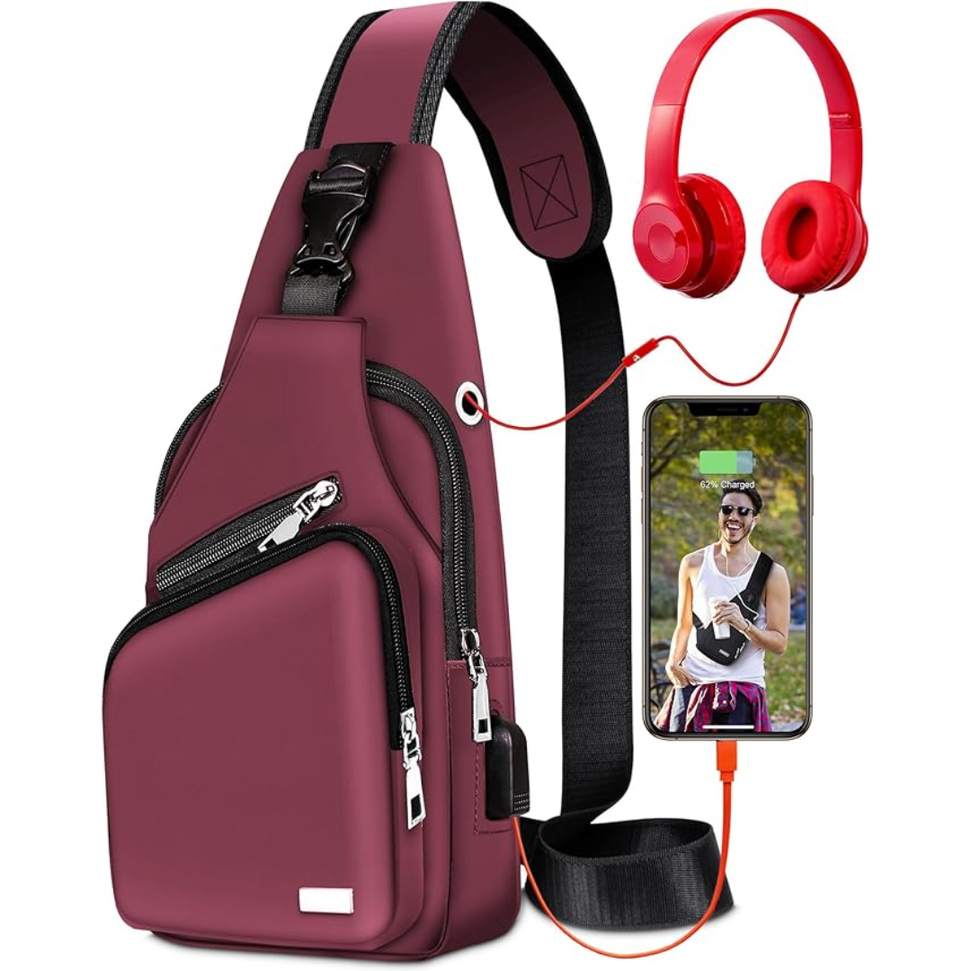Waterproof Multifunctional Sling Bag for Travel and Outdoors