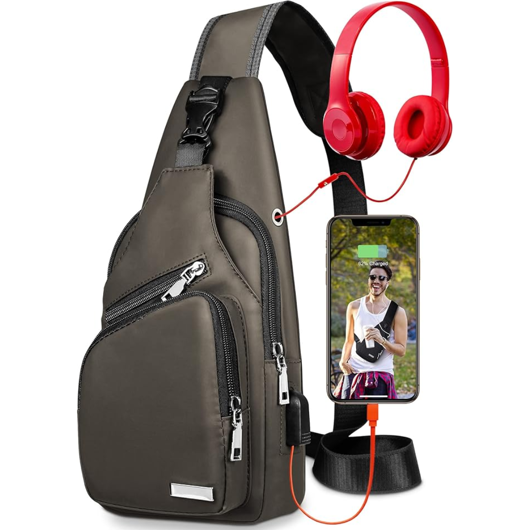 Waterproof Multifunctional Sling Bag for Travel and Outdoors