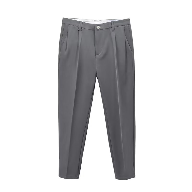 Image of Waylon | Men's Pleated Ankle Length Dress Pants