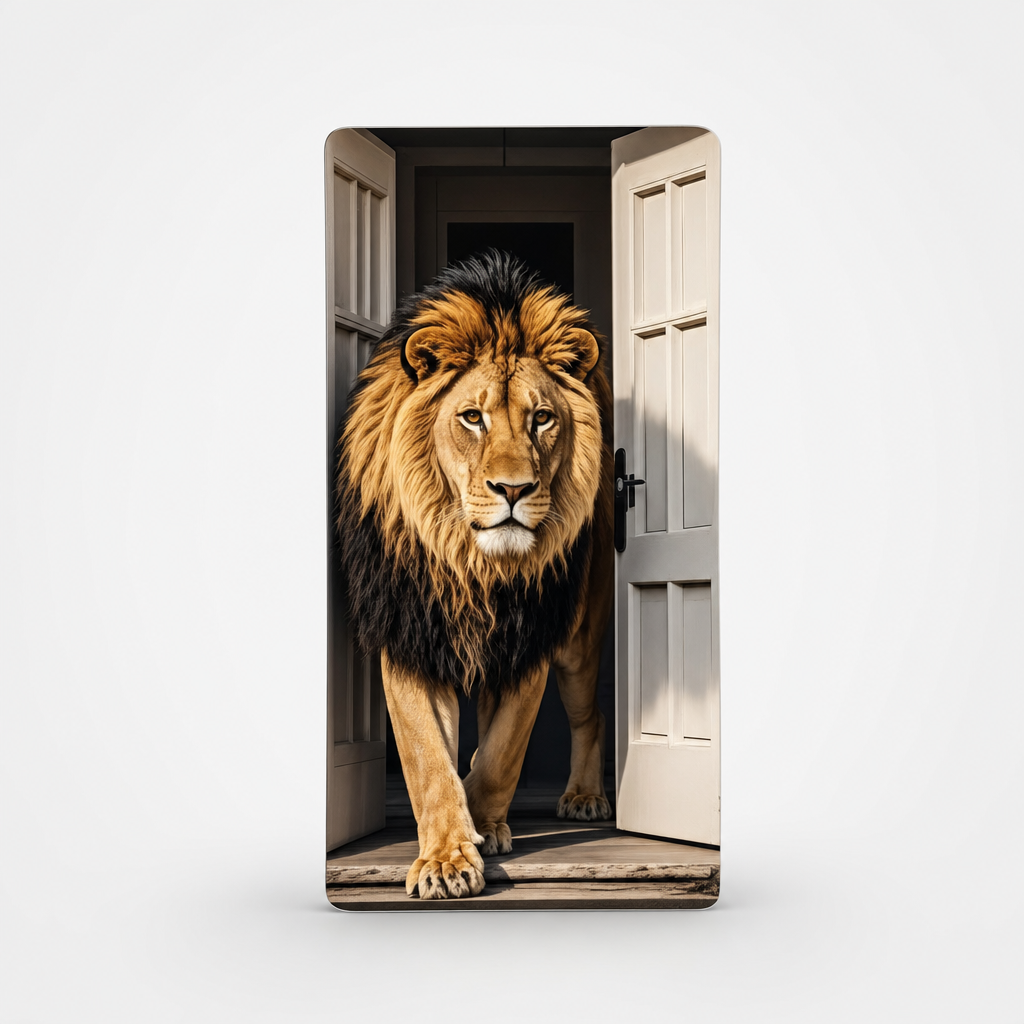 Weatherproof Trash Can Decal