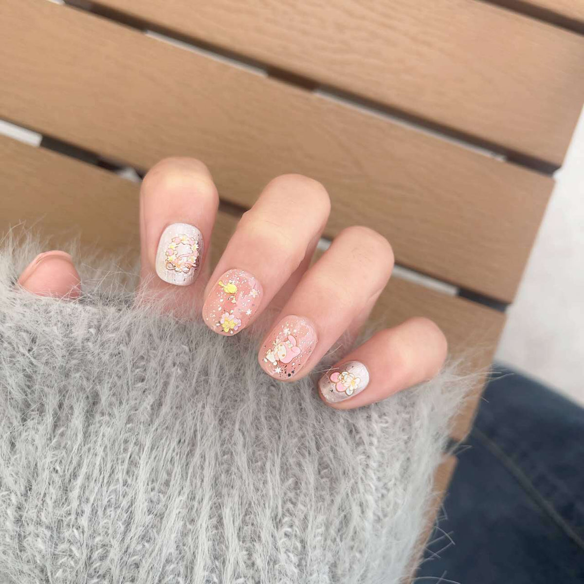 Whimsical Character Press-On Nail Set