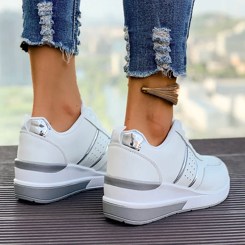 Whitney | Women's Lace-Up Fashion Sneakers - Image 4
