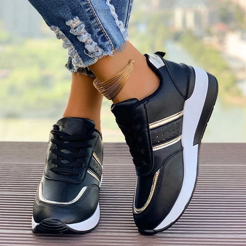 Whitney | Women's Lace-Up Fashion Sneakers - Image 5