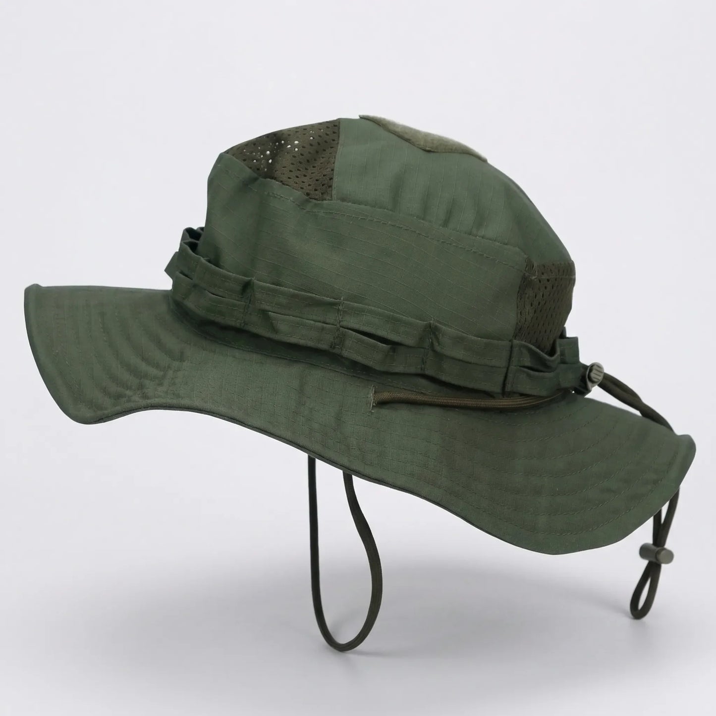 Wide-Brim Tactical Camouflage Bucket Hat