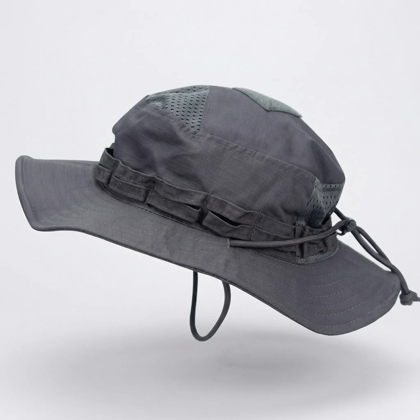 Wide-Brim Tactical Camouflage Bucket Hat