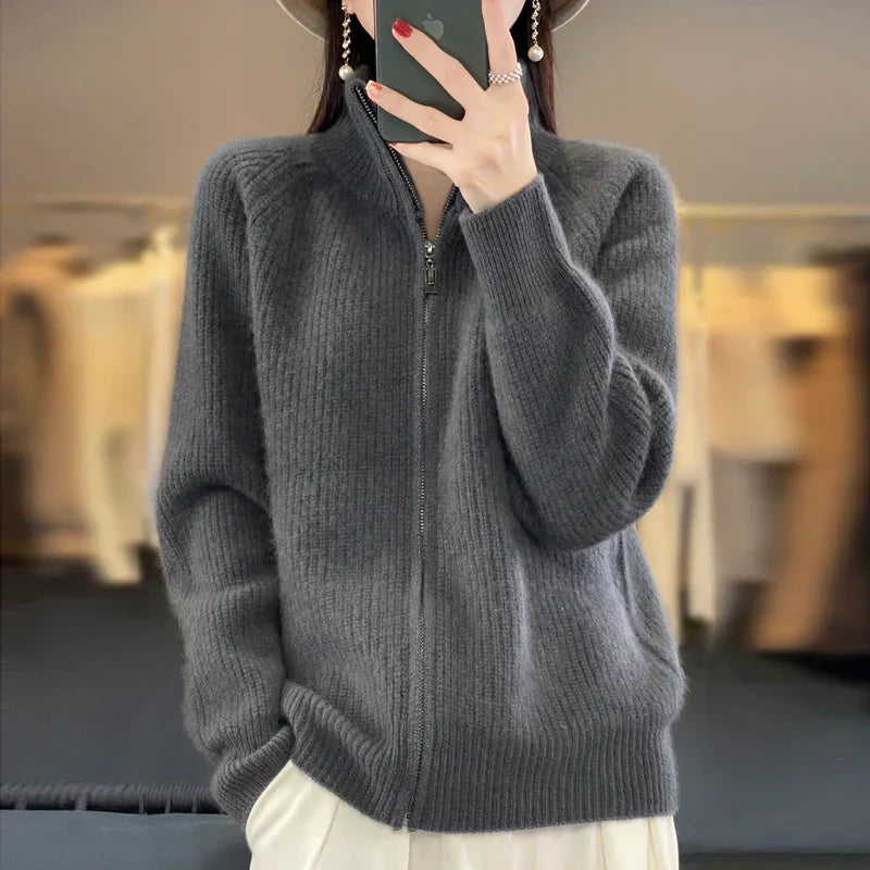 Image of Winnie | Women's Zip-Up Casual Jacket
