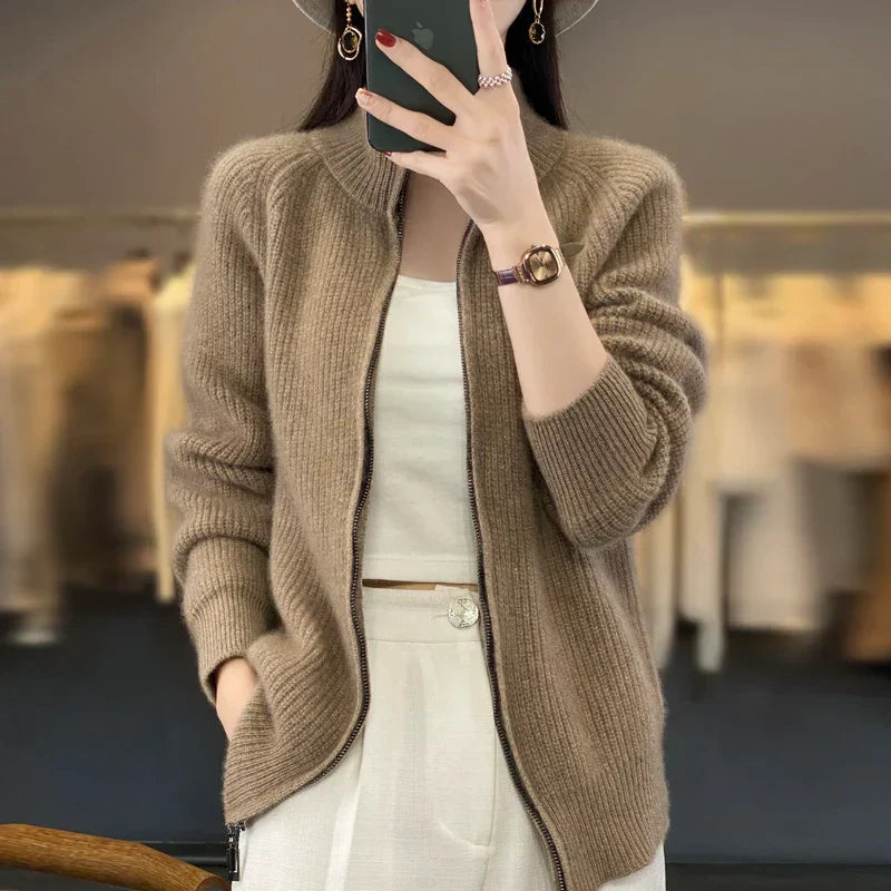 Image of Winnie | Women's Zip-Up Casual Jacket