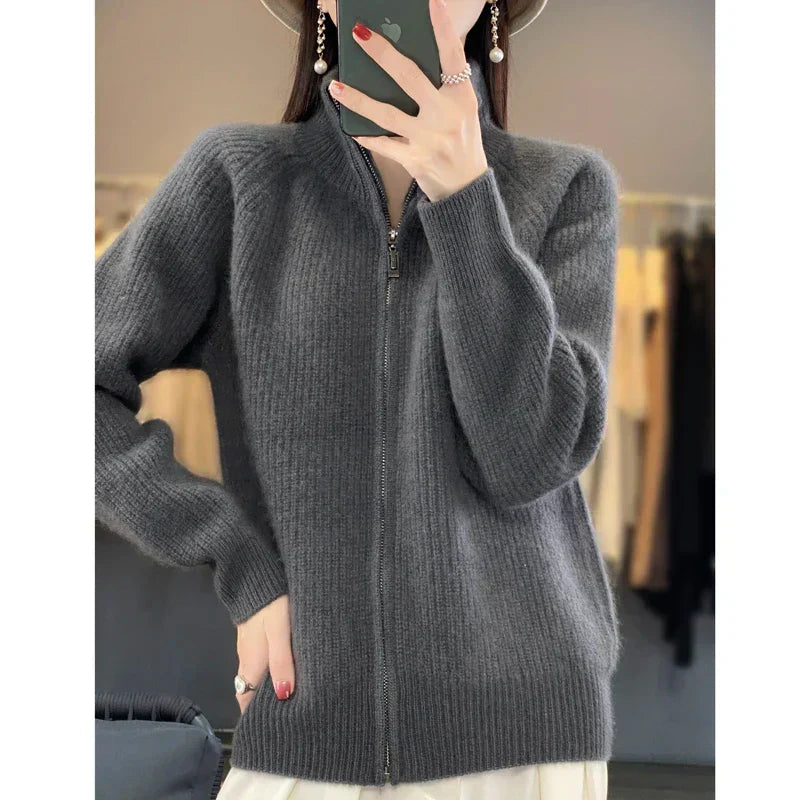 Image of Winnie | Women's Zip-Up Casual Jacket