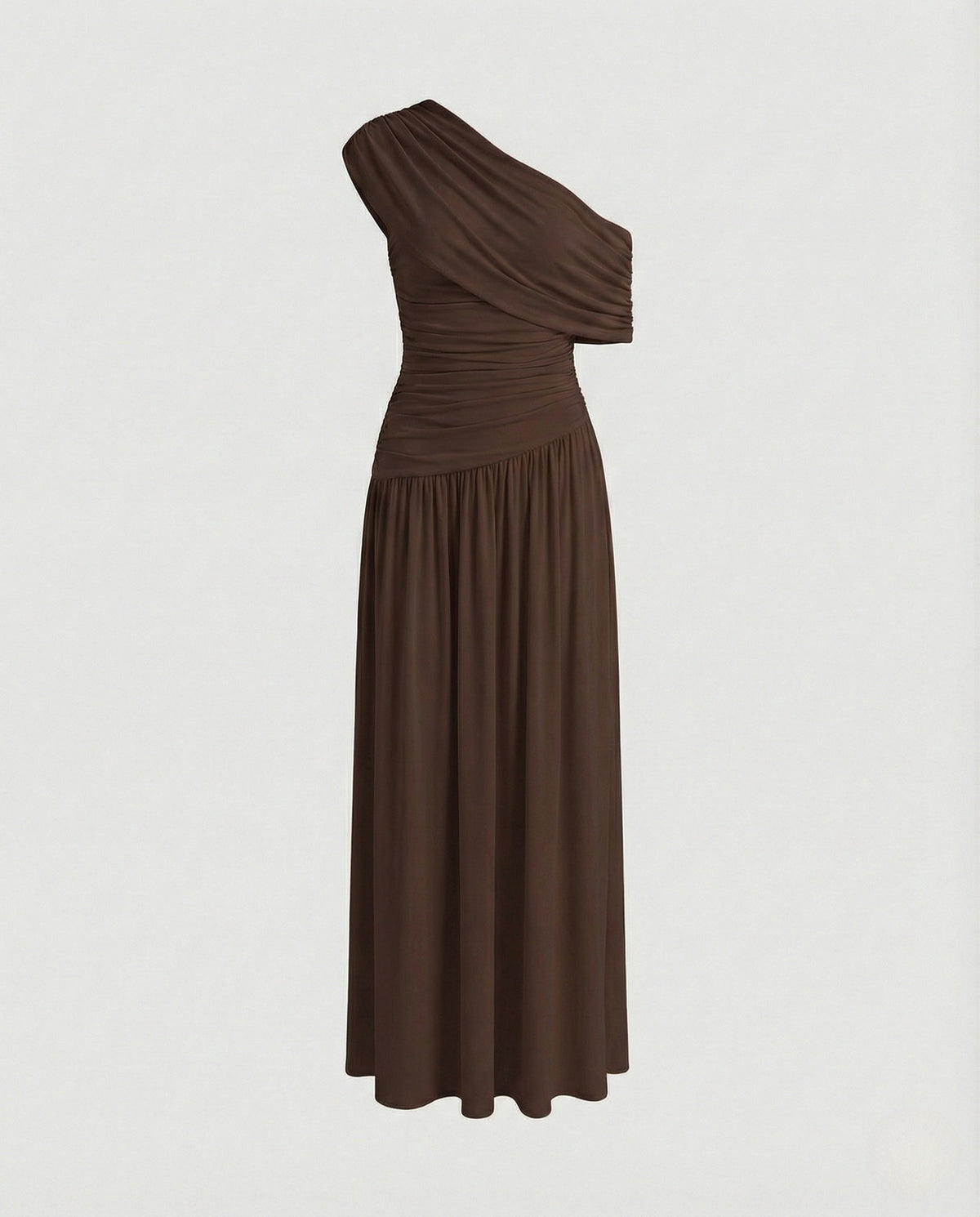 Women's Asymmetric Off-the-Shoulder Maxi Dress