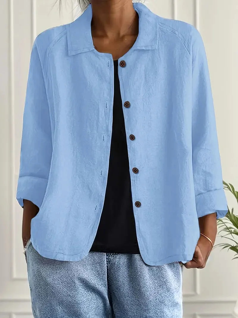 Women's Button-Through Casual Jacket
