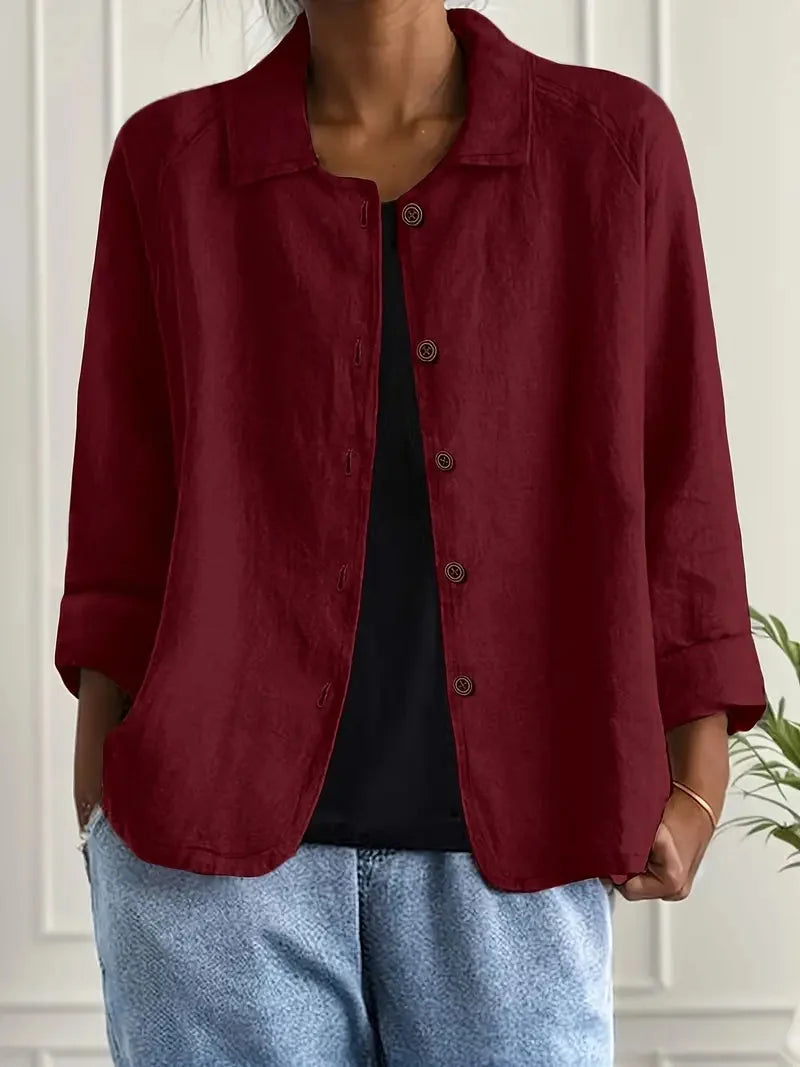 Women's Button-Through Casual Jacket