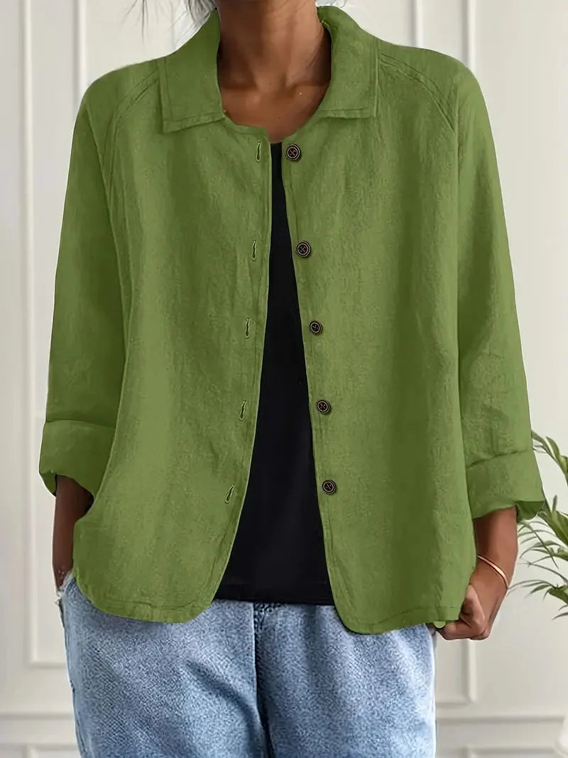Women's Button-Through Casual Jacket