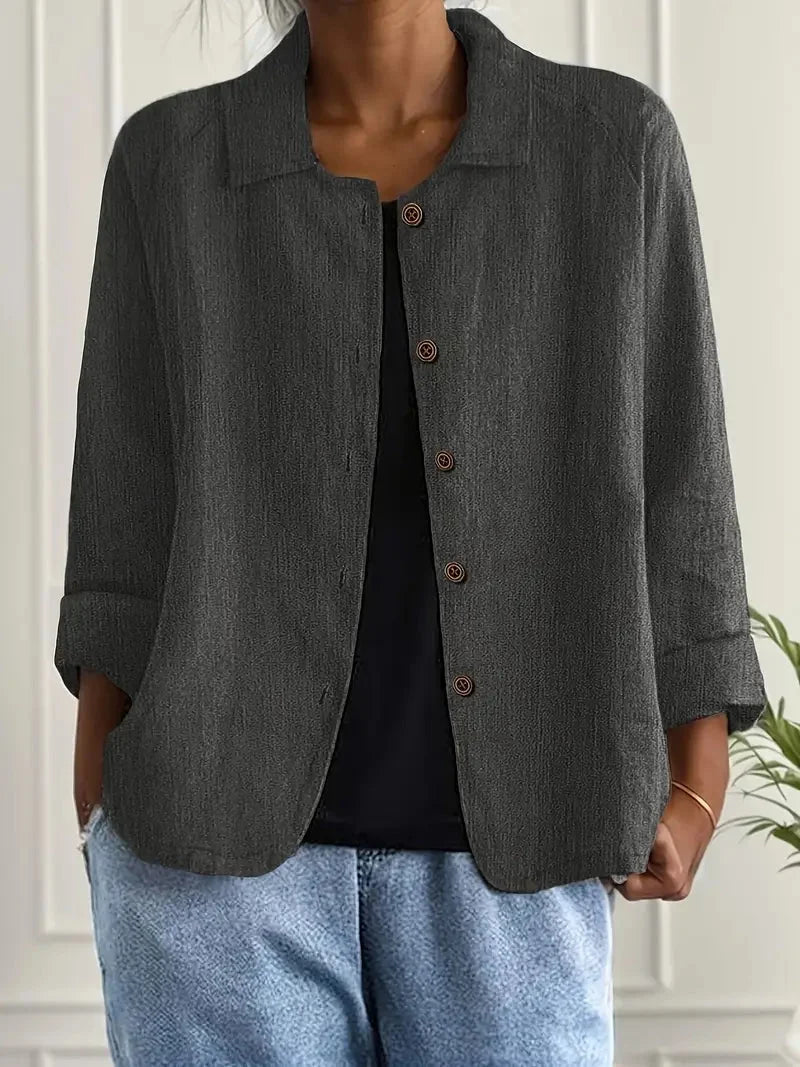 Women's Button-Through Casual Jacket