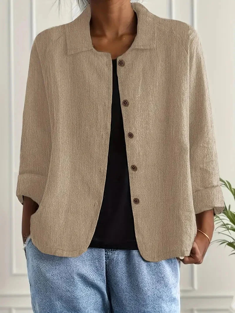 Women's Button-Through Casual Jacket