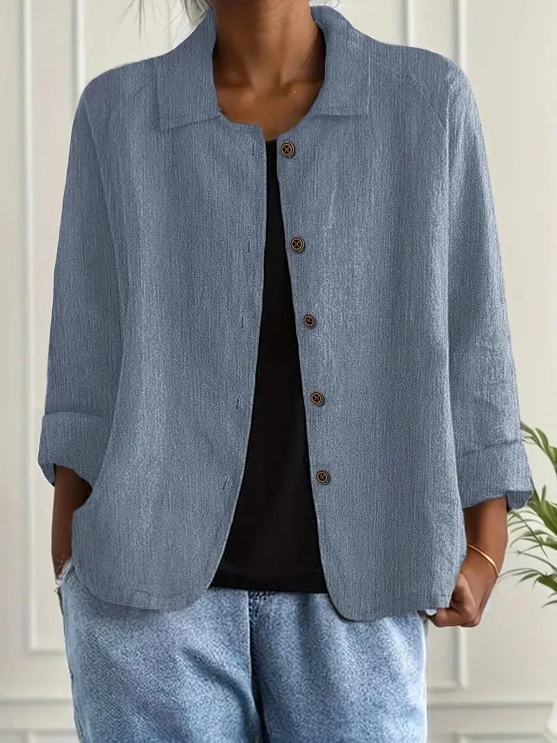 Women's Button-Through Casual Jacket