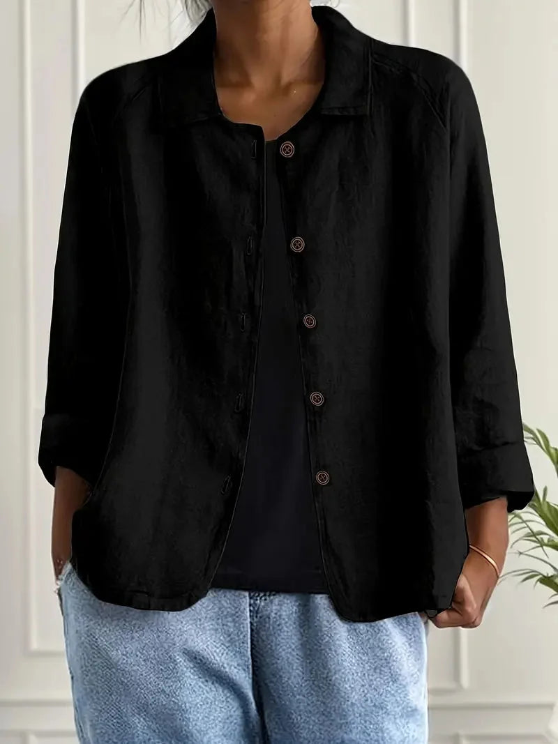 Women's Button-Through Casual Jacket
