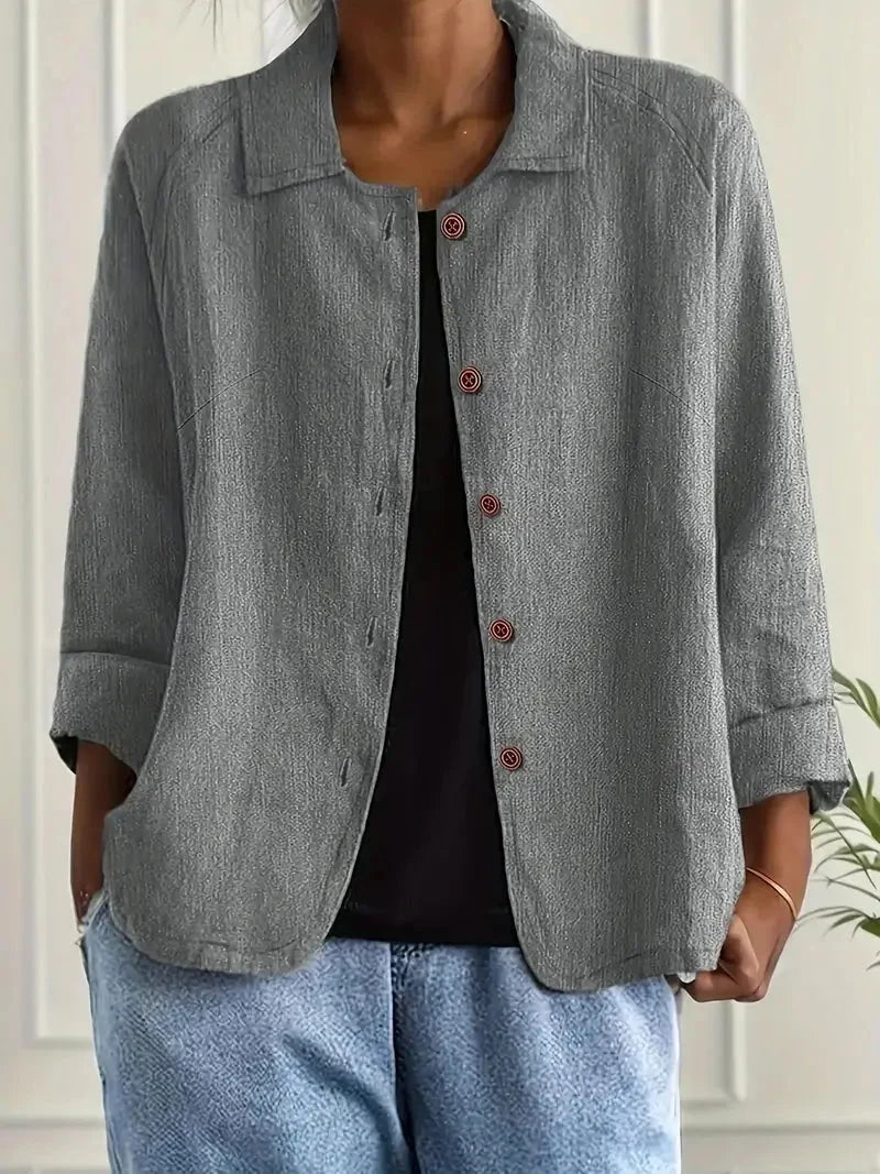 Women's Button-Through Casual Jacket