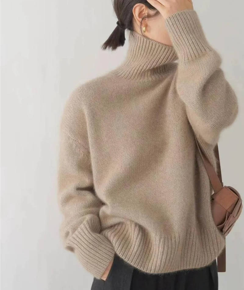 Women's Cashmere Turtleneck Sweater