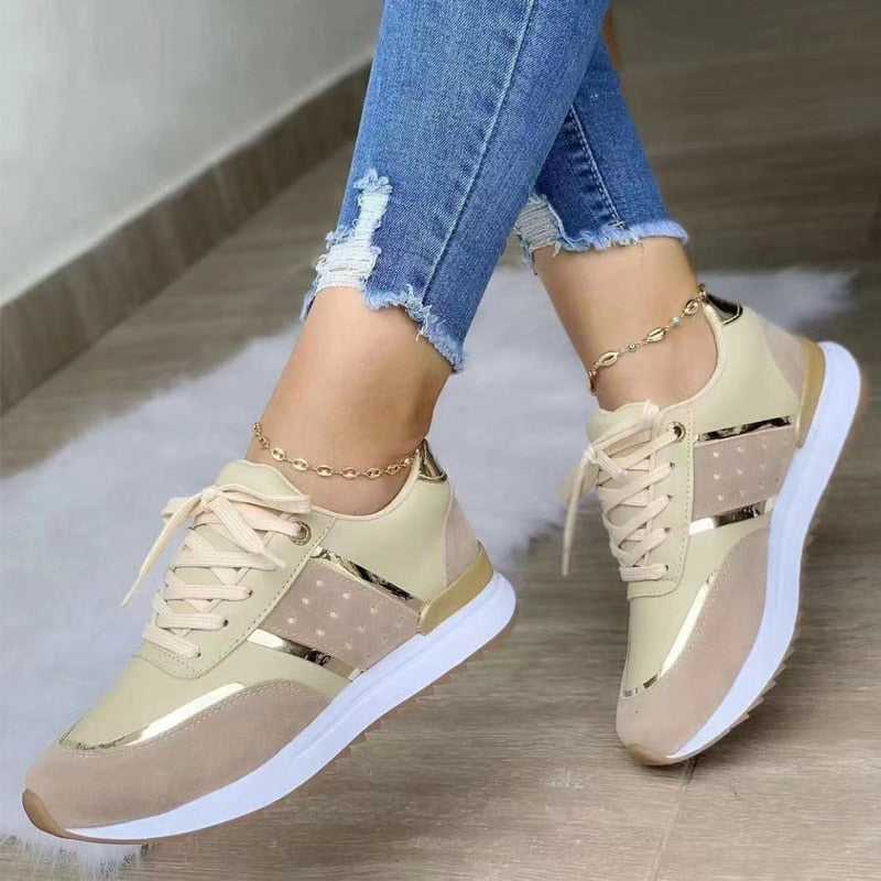 Women's Comfortable Sneakers - Breathable & Elegant