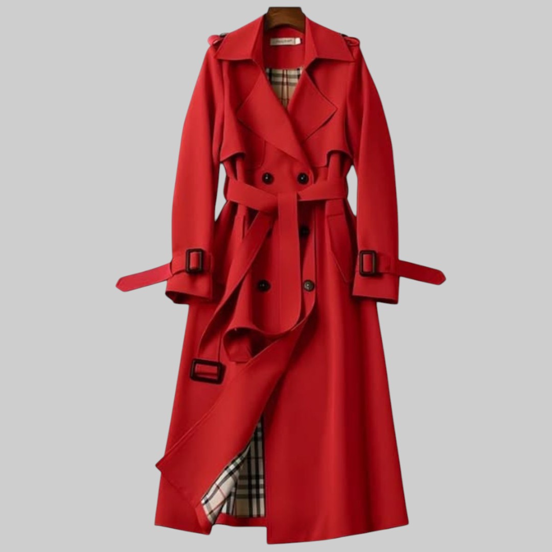 Women's Double-Breasted Trench Coat