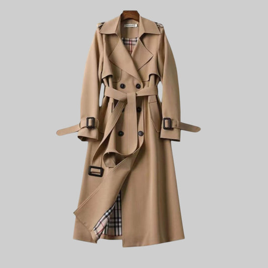 Women's Double-Breasted Trench Coat