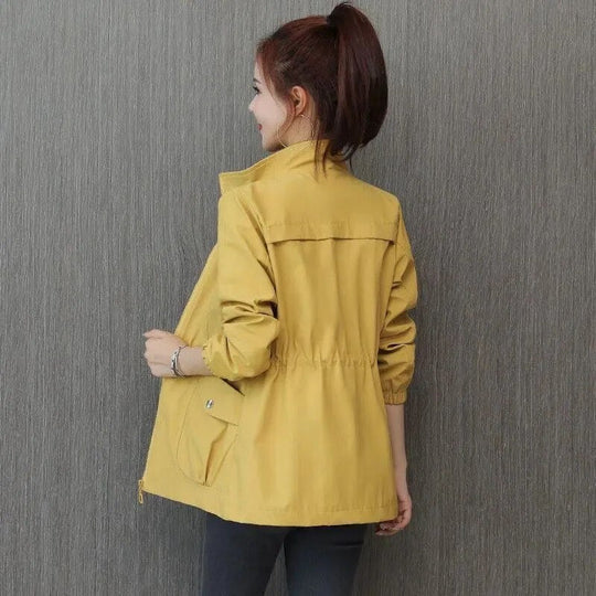 Women's Drawstring Waist Anorak Jacket