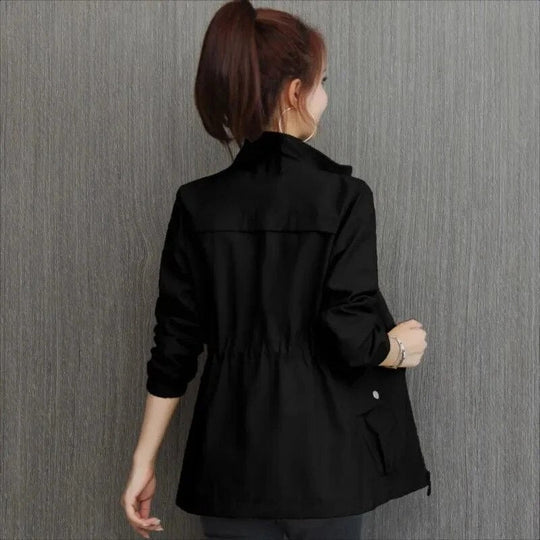 Women's Drawstring Waist Anorak Jacket