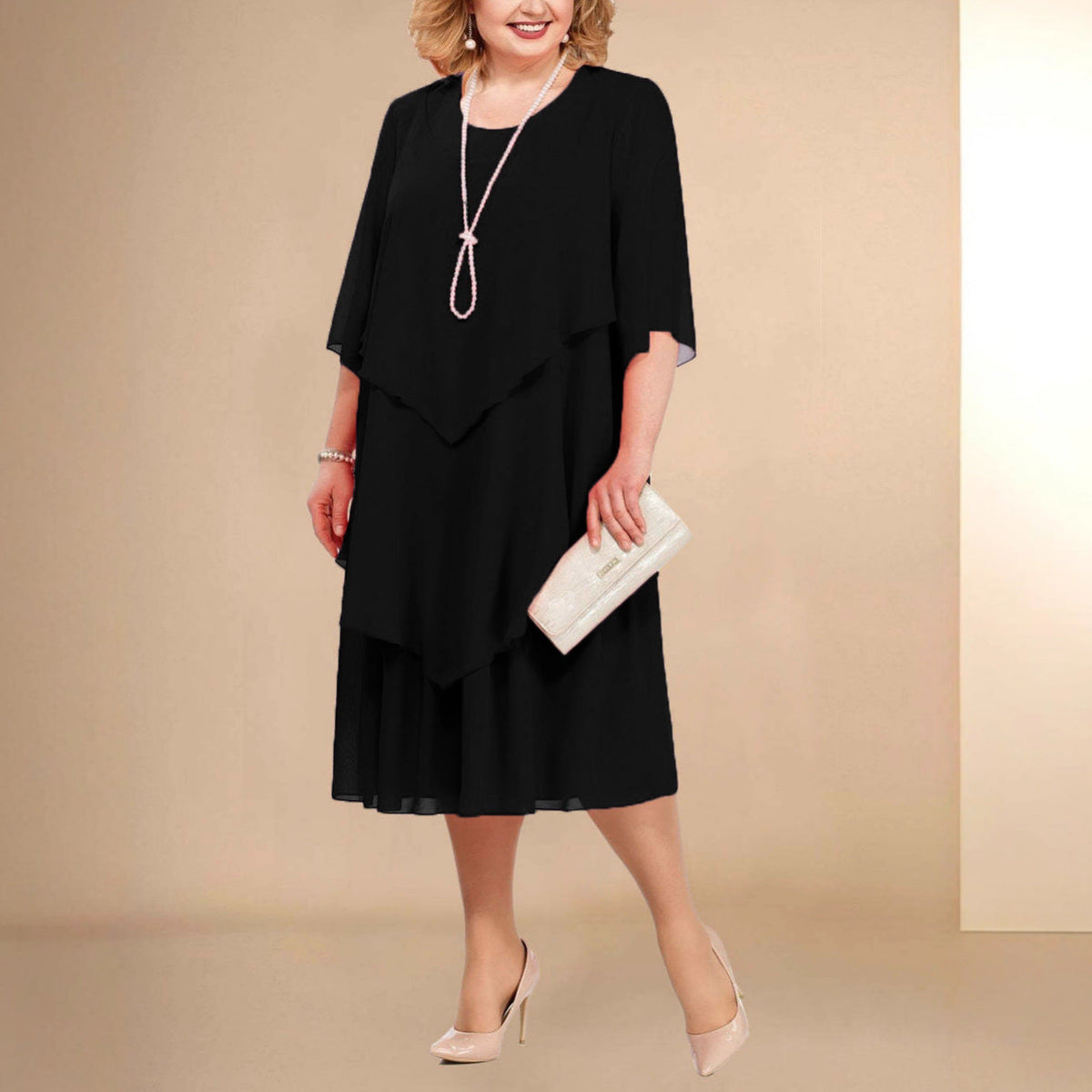 Women's Elegant Chiffon Dress