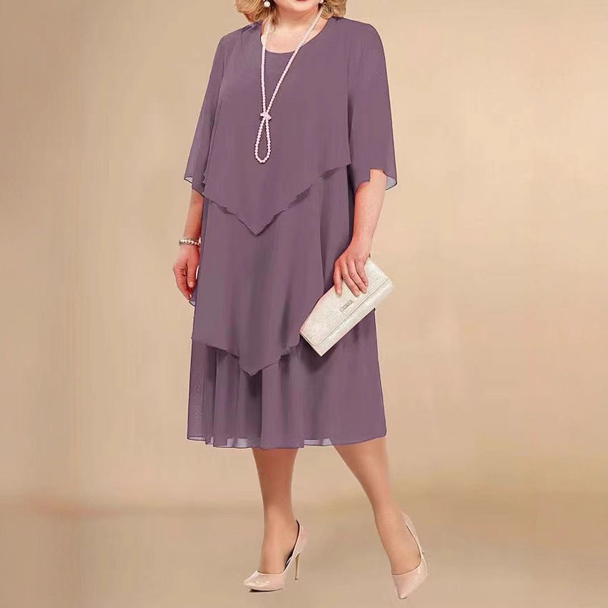 Women's Elegant Chiffon Dress