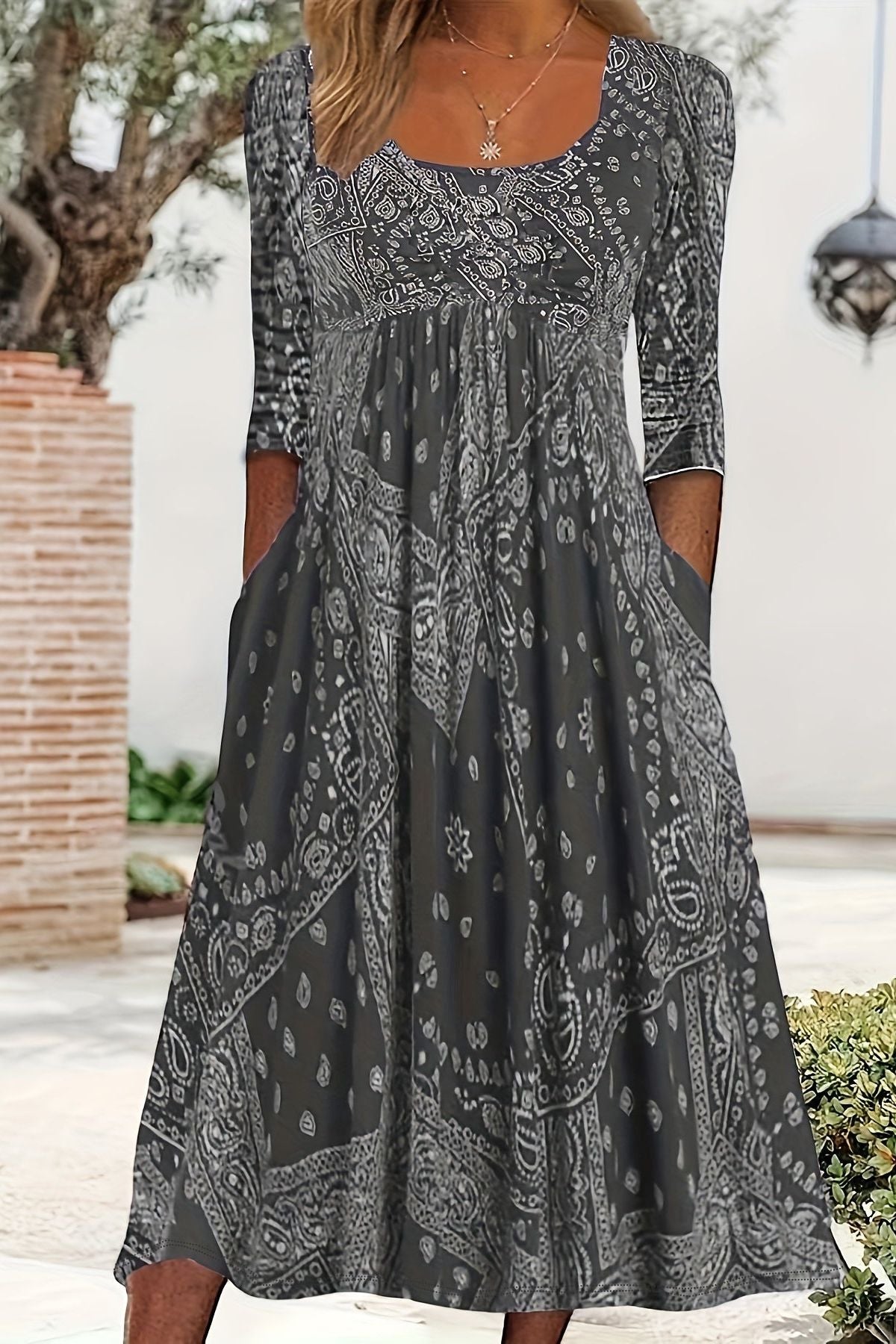 Women's Elegant Classic Midi Dress