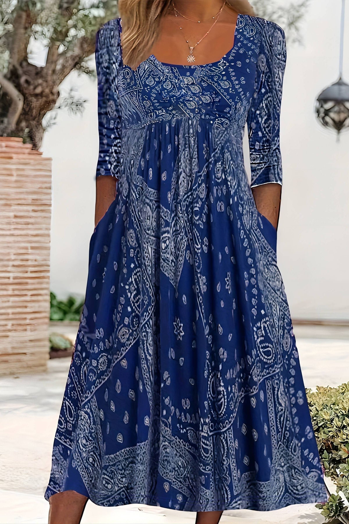 Women's Elegant Classic Midi Dress