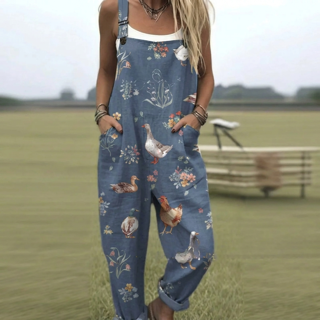 Women's Elegant Floral Jumpsuit