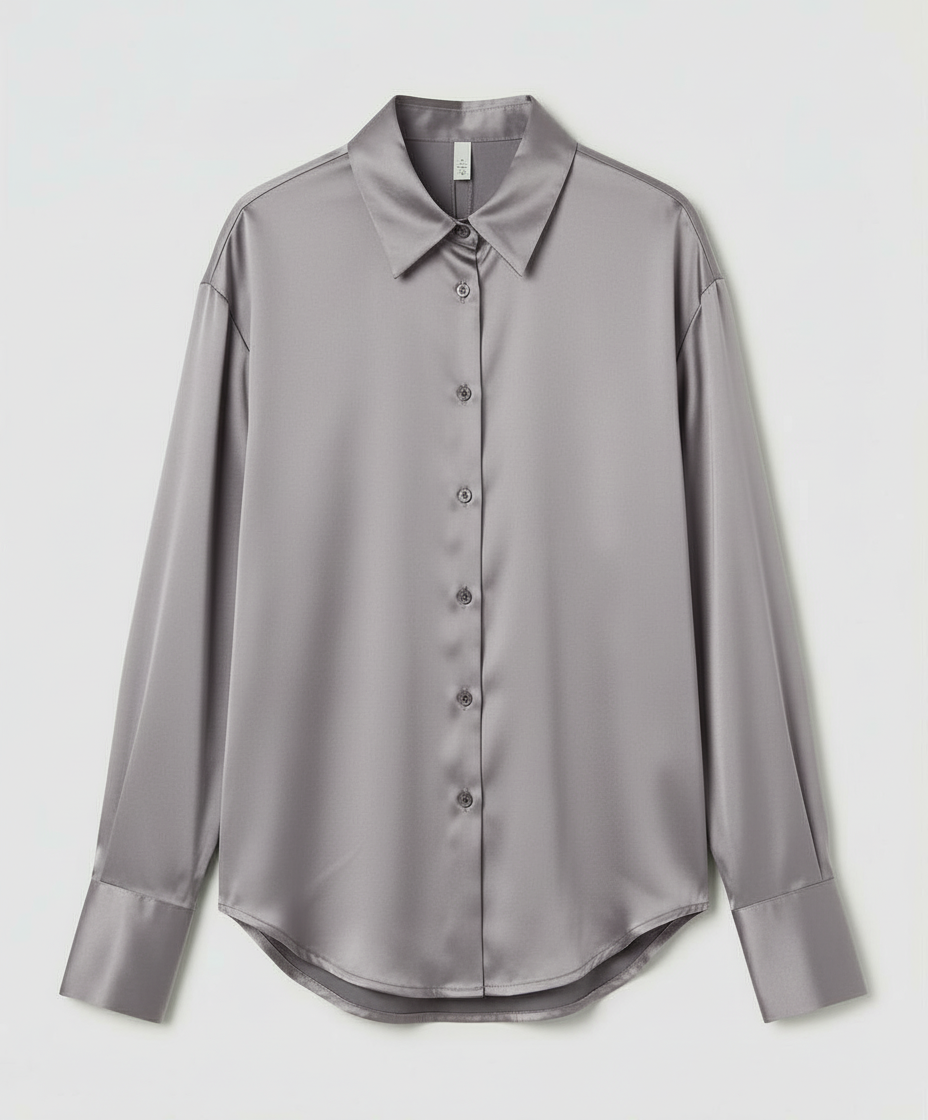 Women's Elegant Vintage Silk Blouse