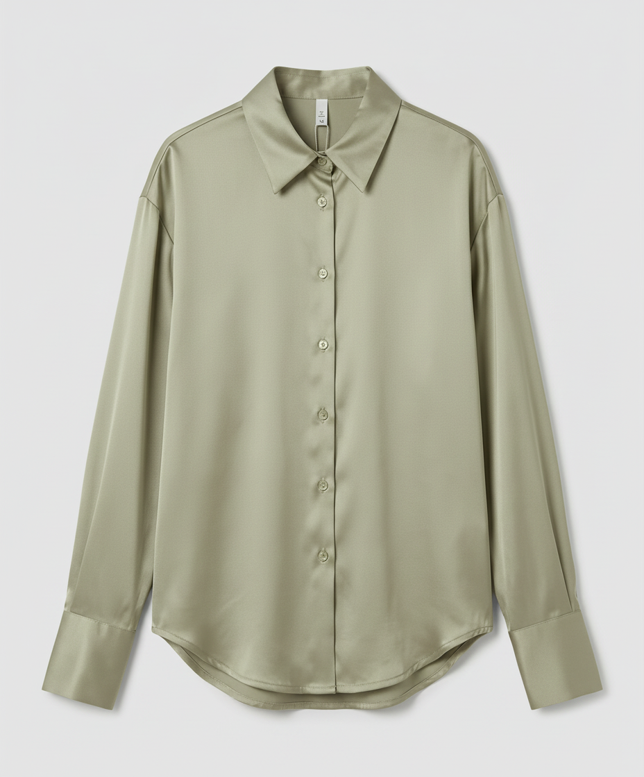 Women's Elegant Vintage Silk Blouse