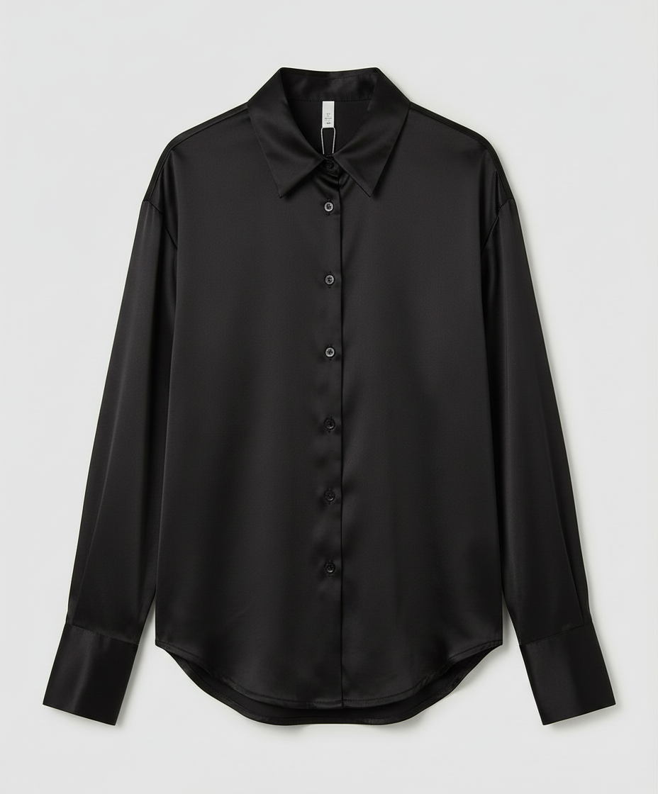 Women's Elegant Vintage Silk Blouse