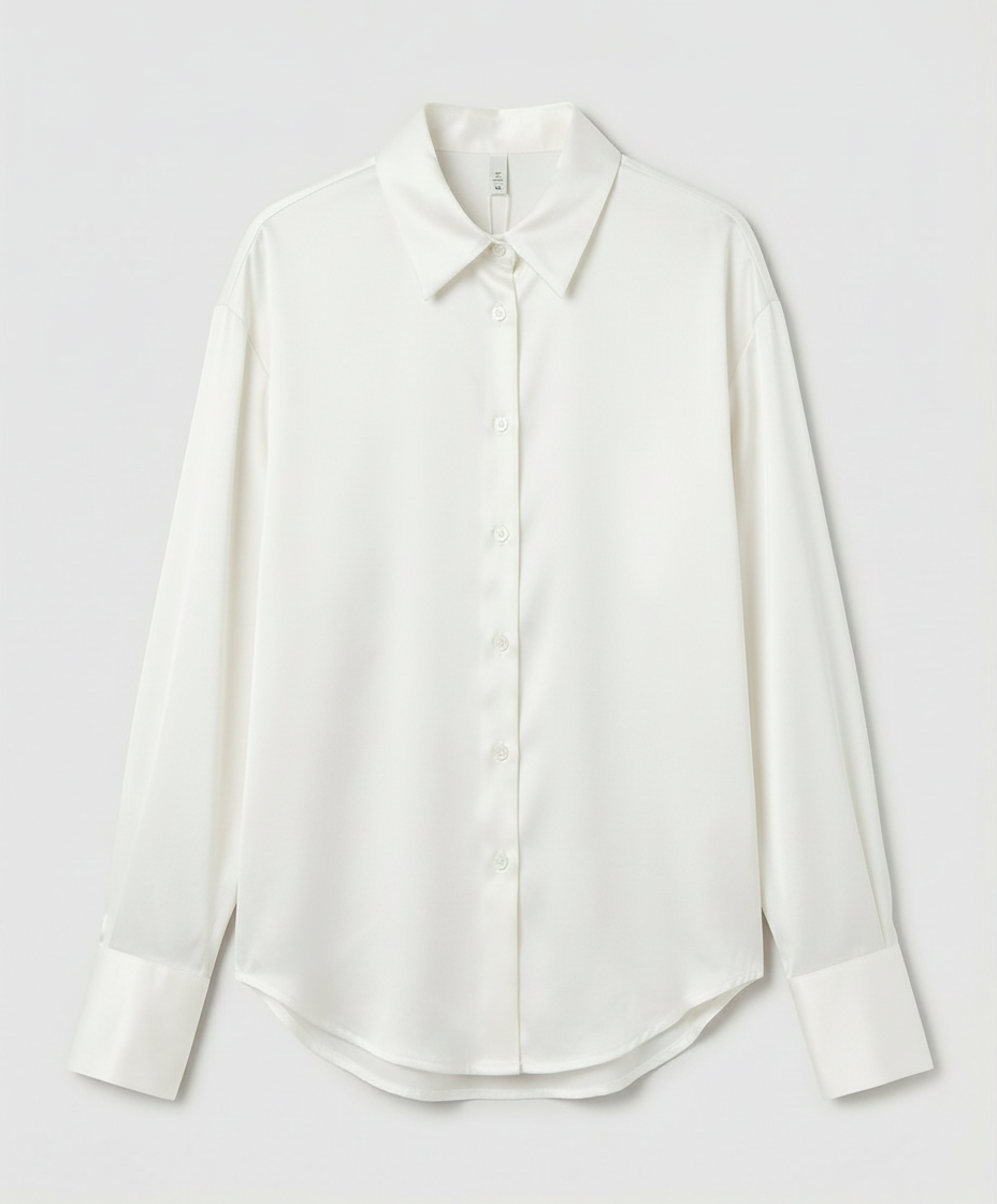 Women's Elegant Vintage Silk Blouse