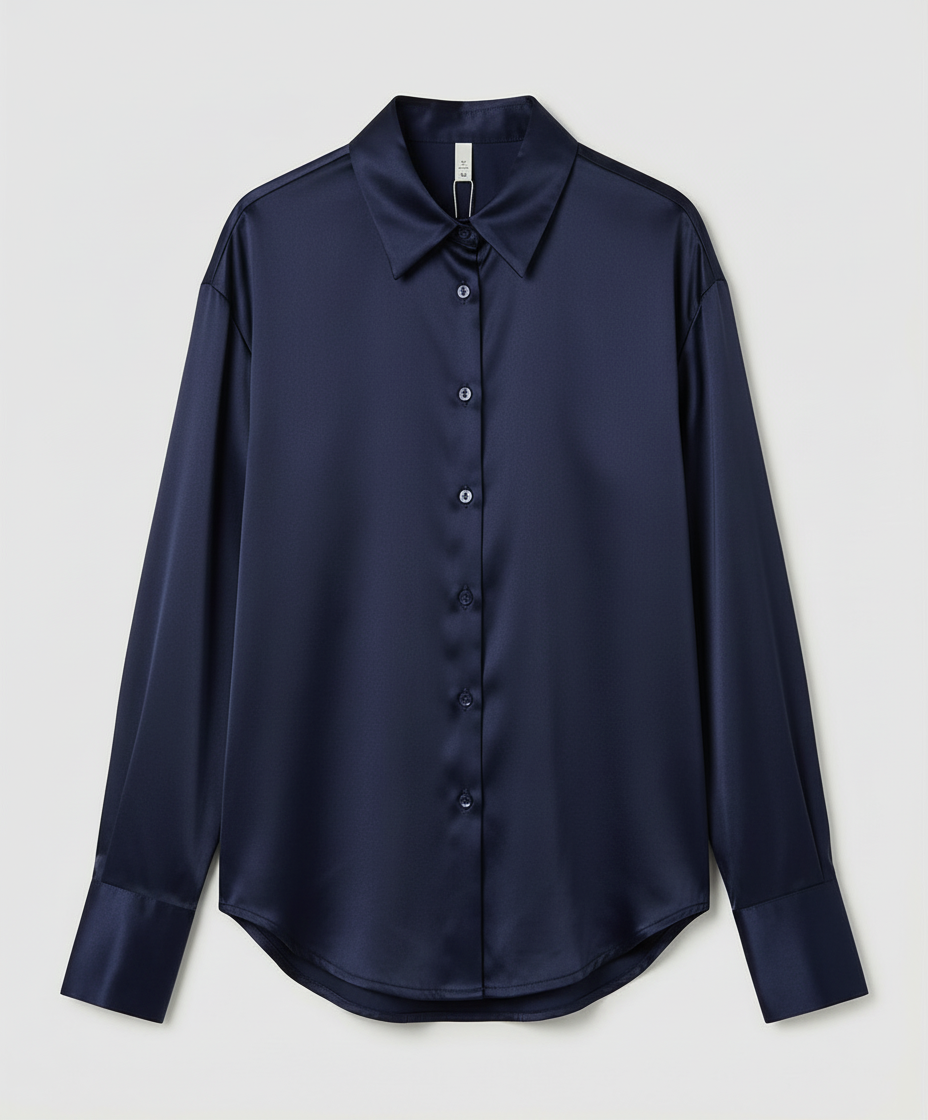 Women's Elegant Vintage Silk Blouse