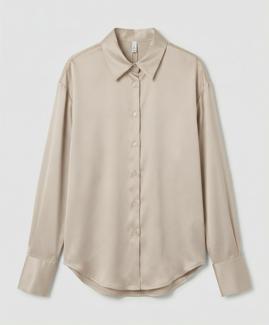 Women's Elegant Vintage Silk Blouse