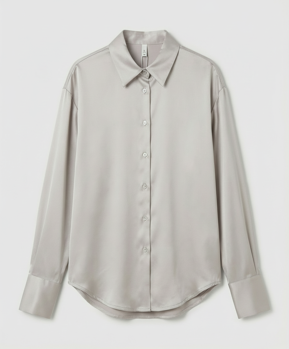 Women's Elegant Vintage Silk Blouse
